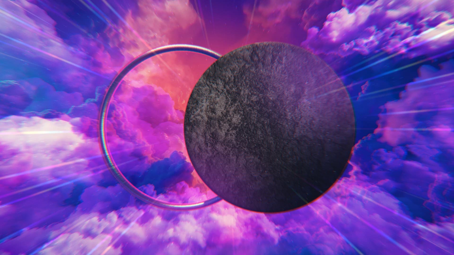 Easter Wallpaper with open grave symbol 