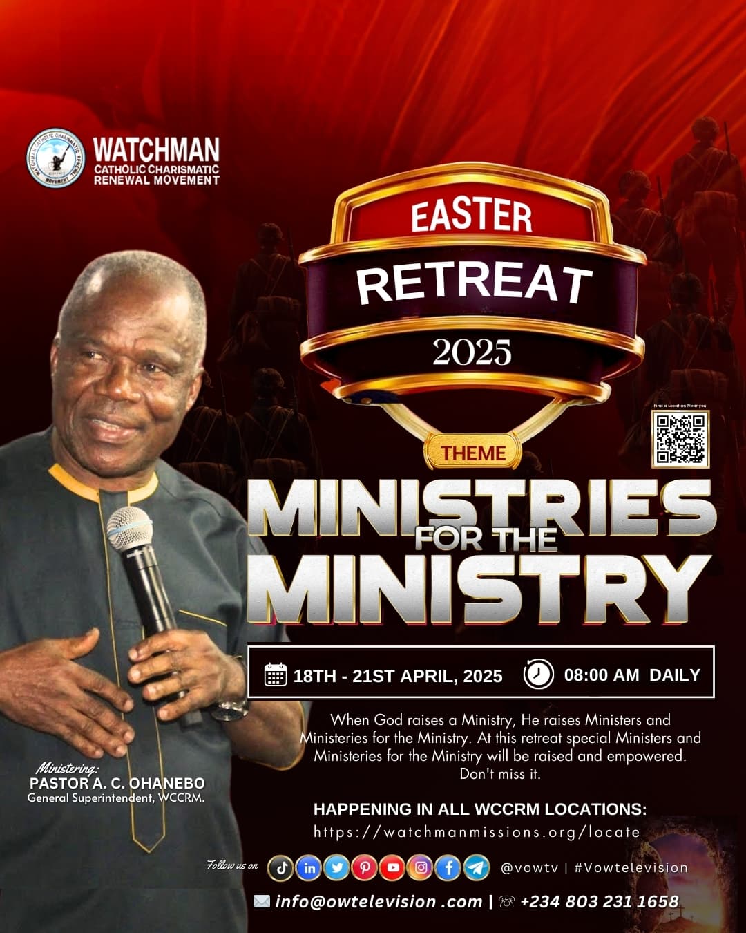 Easter Retreat 2025 Poster